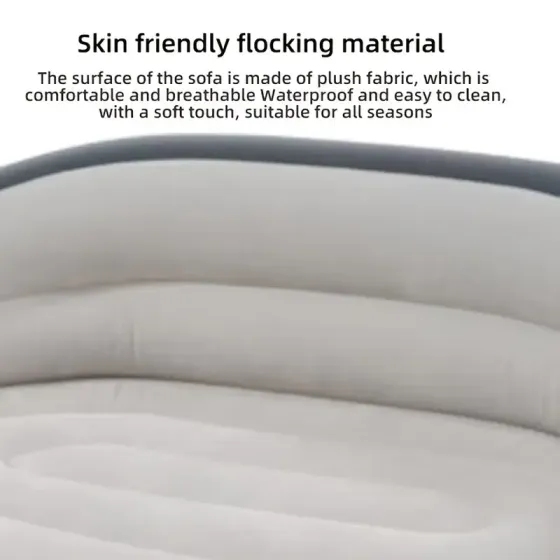 Складной диван для отдыха, Портативная кровать с подлокотниками ПВХ материал XL-1134 Коломия