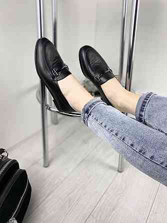 RONE Туфлі жіночі RONE 1056 чорні (весна-осінь, шкіра натуральна) (2669) Коломыя