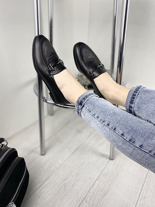 RONE Туфлі жіночі RONE 1056 чорні (весна-осінь, шкіра натуральна) (2669) Коломыя - изображение 2