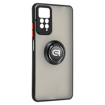 Чохол до мобільного телефона Armorstandart Frosted Matte Ring Xiaomi Redmi Note 12 Pro 4G Black (ARM68382) Вінниця - фото 1