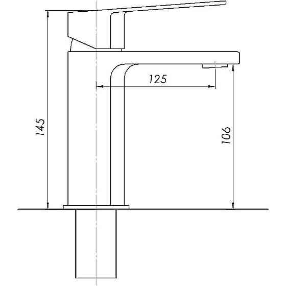 Смеситель для умывальника TOPAZ ODISS TO 18221-H52 (000016709) Киев