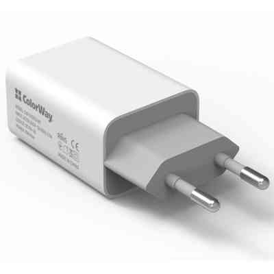 Зарядное устройство ColorWay 1USB AUTO ID 2A (10W) (CW-CHS012-WT) Винница