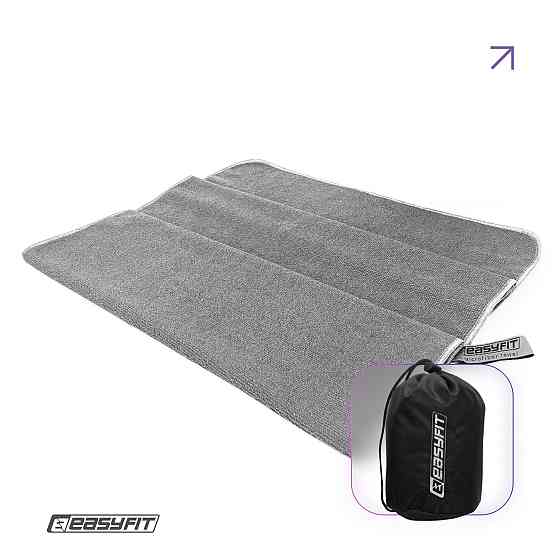 Спортивний рушник EasyFit RoyalWing 140х60 см з мікрофібри + чохол Коломия
