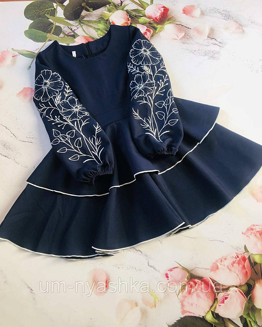 Плаття з вишивкою на рукавах Ластівки Кривий Ріг - фото 7