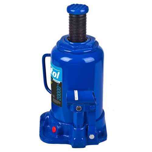 Гидравлический телескопический домкрат 20 тонн, высота подъема 217-407 мм, 9.7 кг, Iron Hand (IH-317407D) Харьков