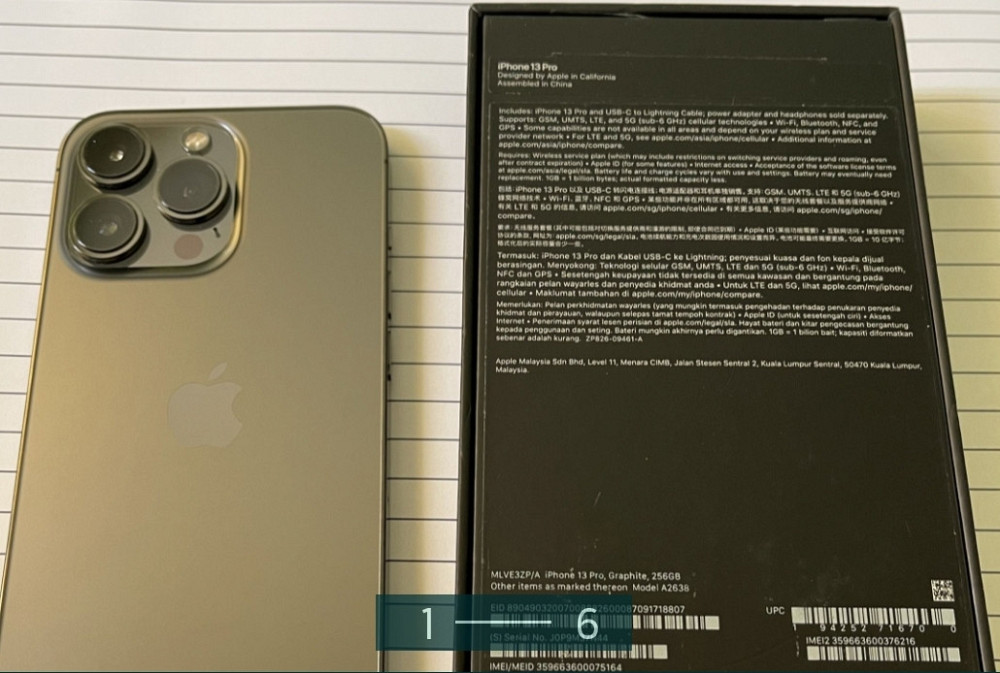 Айфон iPhone 13 Pro 256Gb. Graphite Neverlock в ідеалі! Київ - фото 6