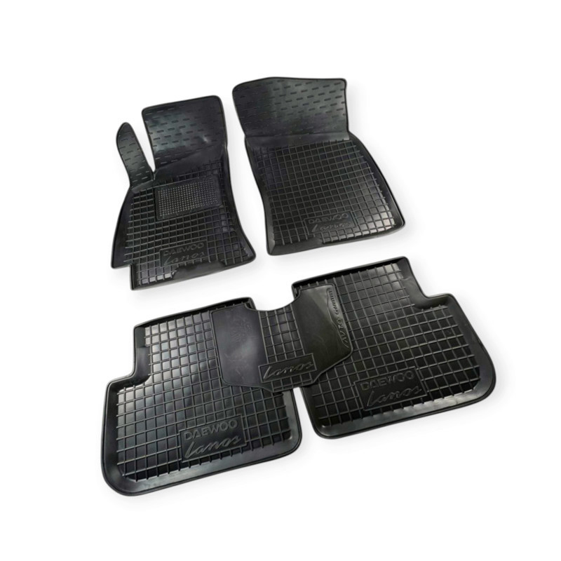 Килимки daewoo lanos борт 2,5см, з перемичкою салону Мукачево - фото 1