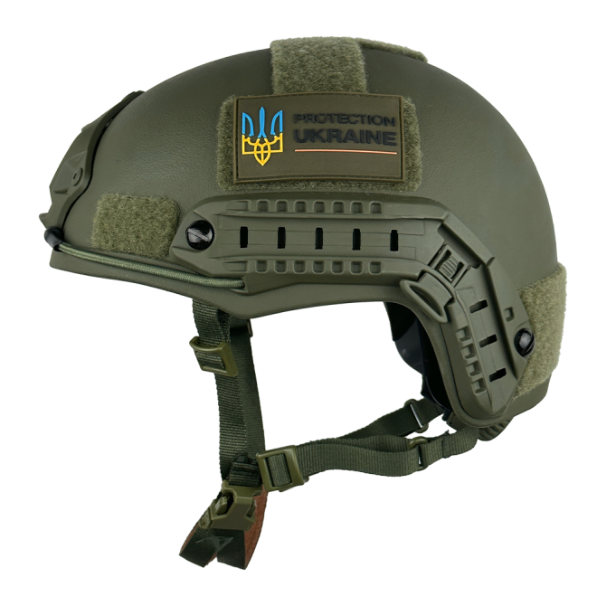 Шолом тактичний FAST NIJ IIIA балістичний кевларовий Олива | Ranger Green Одесса - изображение 1
