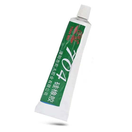 Силиконовый клей-герметик 704 белый для высоких температур Киев