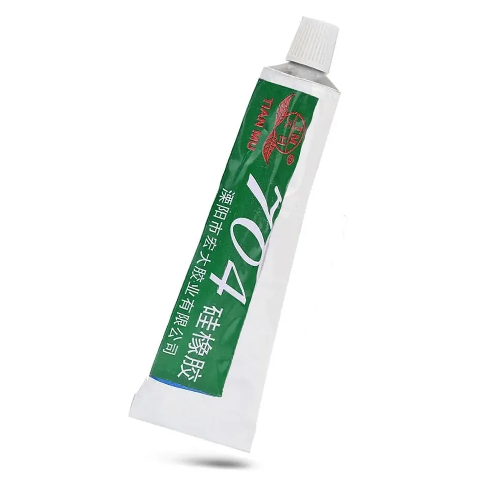 Силіконовий клей-герметик 704, білий, для високих температур Київ - фото 3