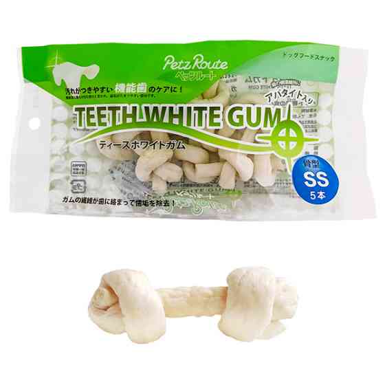 Petz Route Teeth White Gum ПЕТС РУТ КІСТКА ДЛЯ ЧИЩЕННЯ ЗУБІВ жувальні ласощі для собак Київ