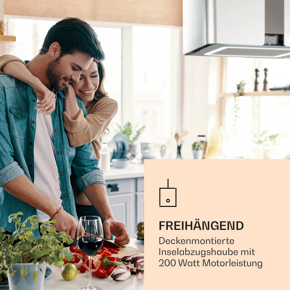 Вытяжка Futurelight Smart Island с циркуляцией воздуха 420 м³/ч LED нержавеющая сталь серебристая (Германия, Ровно - изображение 2