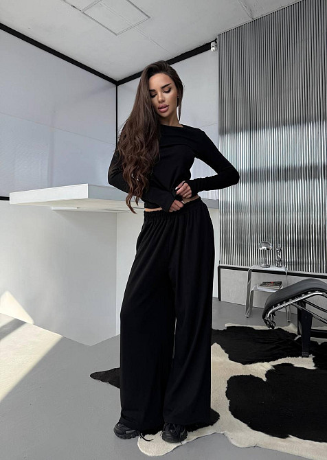 Женский прогулочный костюм двойка трикотаж термо Одесса - изображение 4