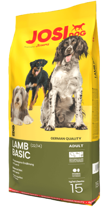 Сухий корм Josera JosiDog Lamb Basic (ЙозіДог Ламб Бейсік) для дорослих собак дієта з м'ясом ягняти, 15 кг Вінниця - фото 1