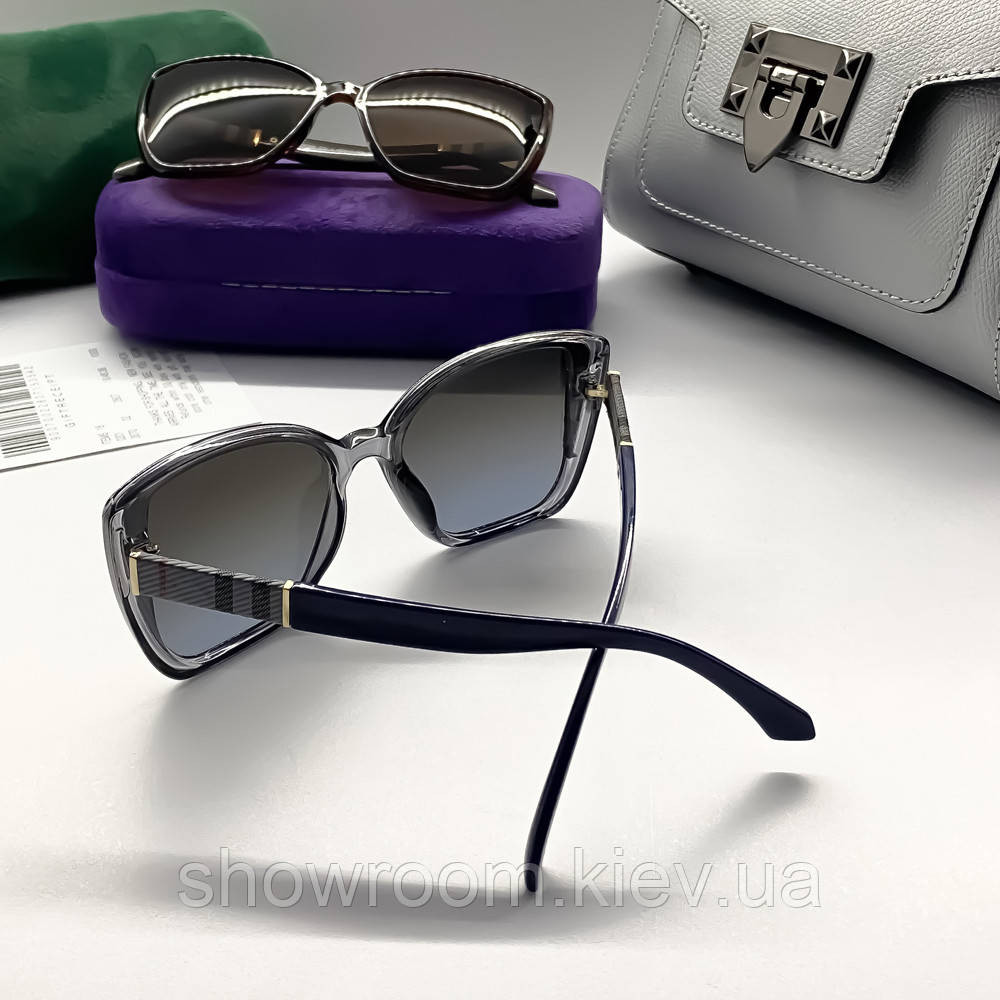 Жіночі сонцезахисні окуляри з поляризацією (6007) blue Київ - фото 4