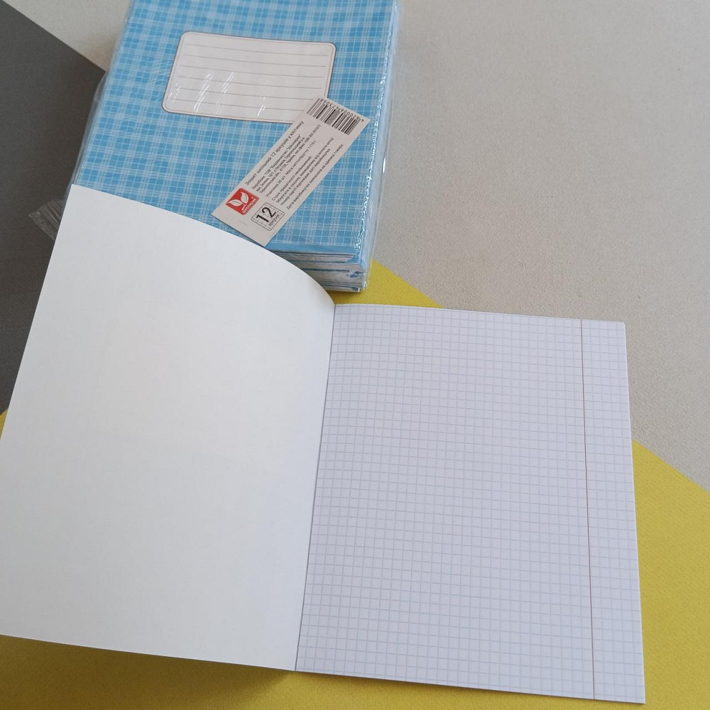 Школьные тетради 12ар клетка Школярик Киев - изображение 1