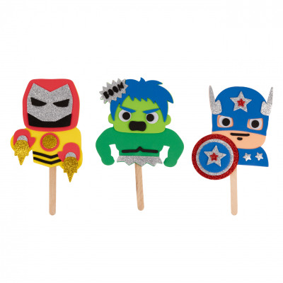 Набор для творчества 1 вересня Супергерои Аппликация кукольный театр (954550) Винница - изображение 3