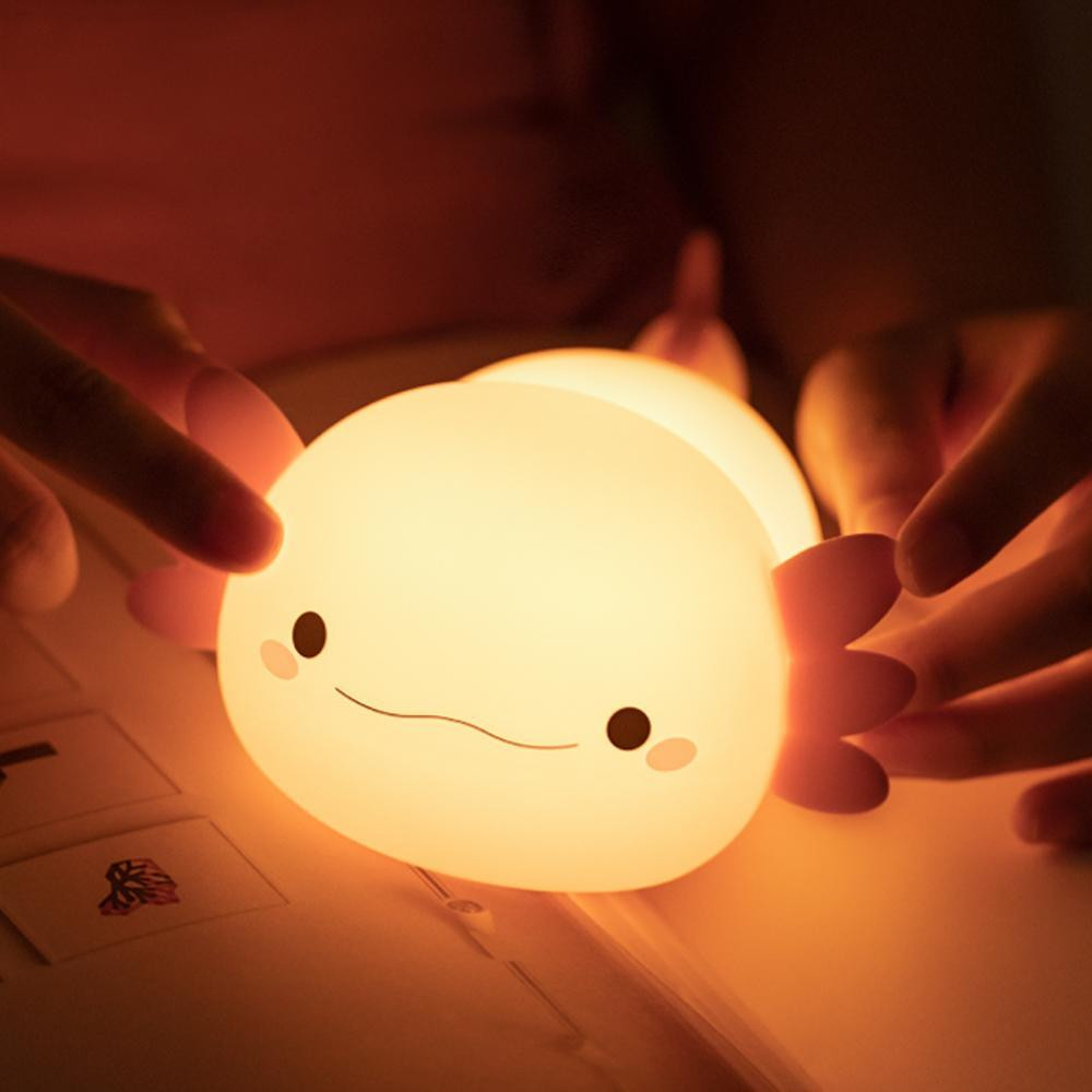 Світильник Акумуляторний Axolotl Нічник Бездротовий Силіконовий Аксолотль Київ - фото 8