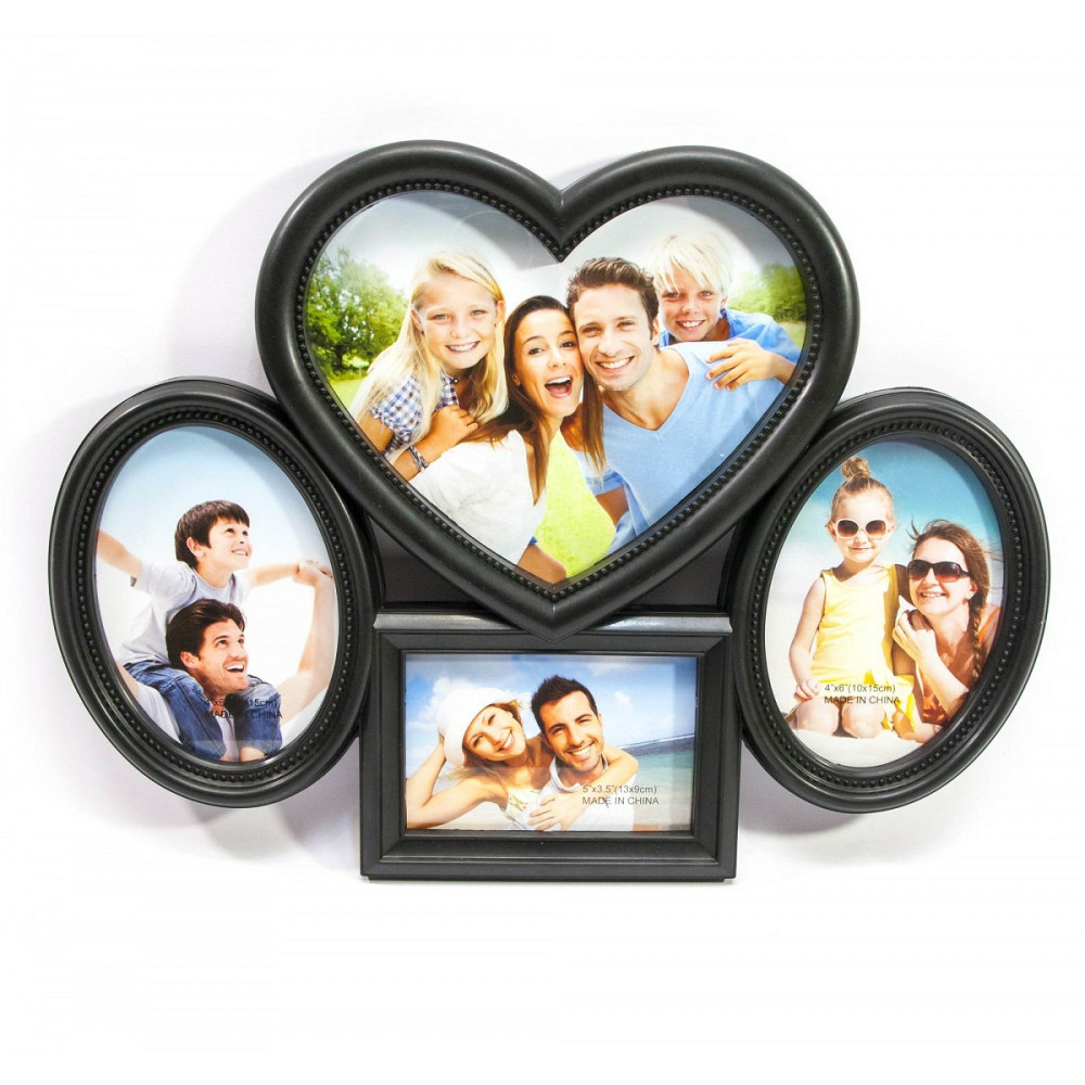 Фоторамка колаж настінний чорний Київ - фото 1