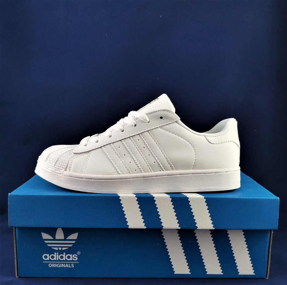 Кросівки Adidas Superstar Білі Чоловічі Адідас Суперстар (розміри: 43,44) Відео Огляд Дніпро - фото 9