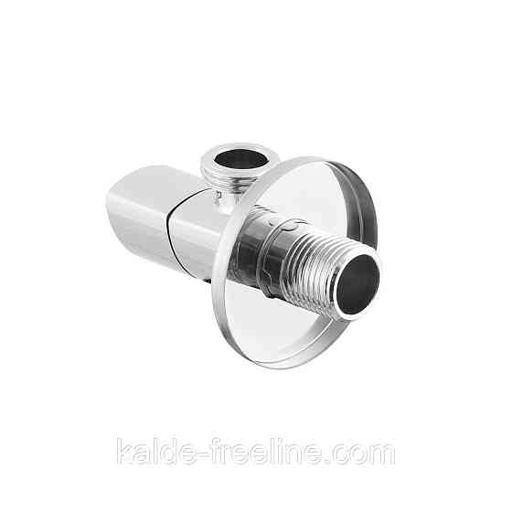 Кран приборный угловой Raftec Relo Silver 1/2" VKE80101 Харків