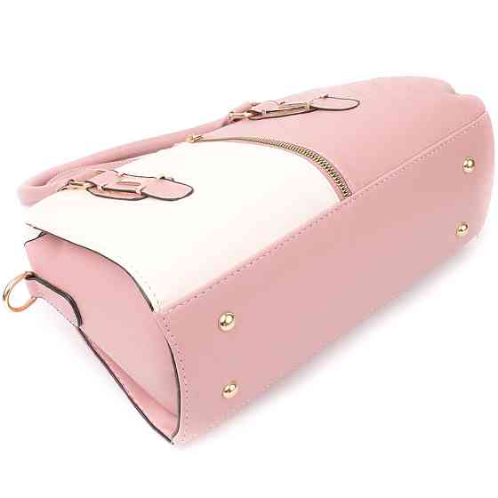 Стильна жіноча сумка на літо з якісної екошкіри Vintage sale_15130 Рожевий Київ