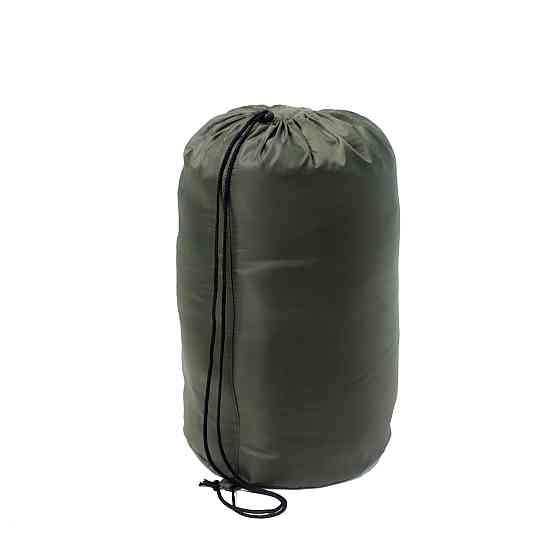 Спальный мешок тактический OBBA для военных и армии ВСУ, Спальник-кокон арммейский на температуру -10, Зеленый Каменец-Подольский