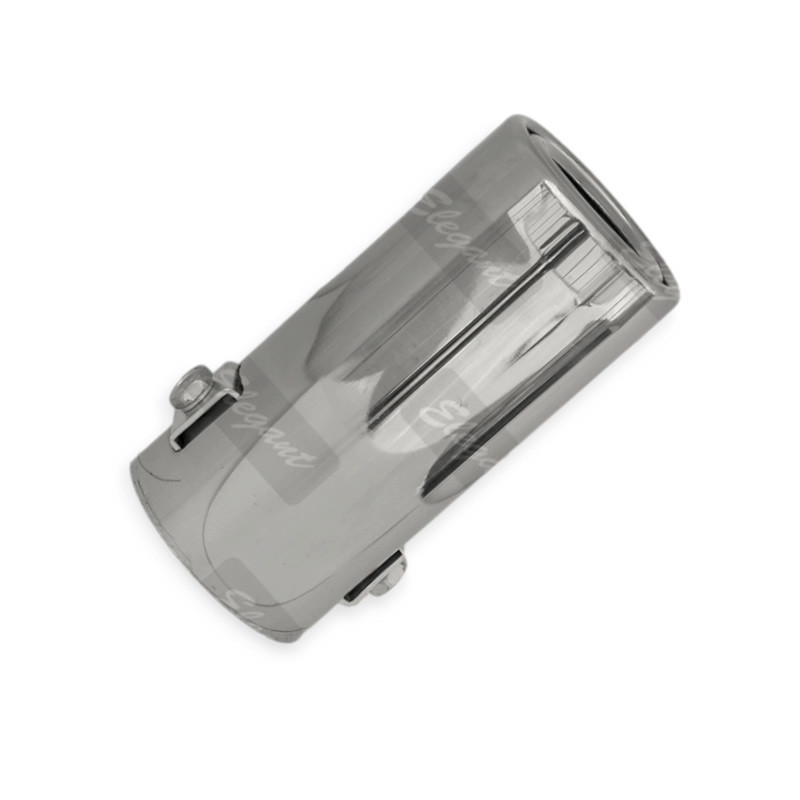 Насадка на глушник хром d 51мм, l 105мм, зовнішні 51мм (0091) Мукачево - фото 1