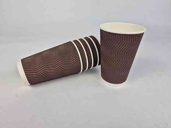 Склянка гофрований 500 мл КОРІНЧЕННИЙ (15 шт.) Харків