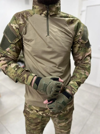 Тактичний літній костюм форма Ubacs з наколінниками та налокітниками (Мультикам) XXL Вінниця