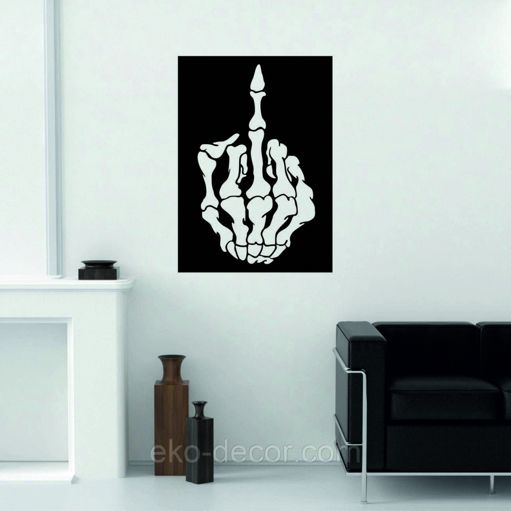 Декоративное настенное Панно «Средний палец» Декор на стену Киев - изображение 4