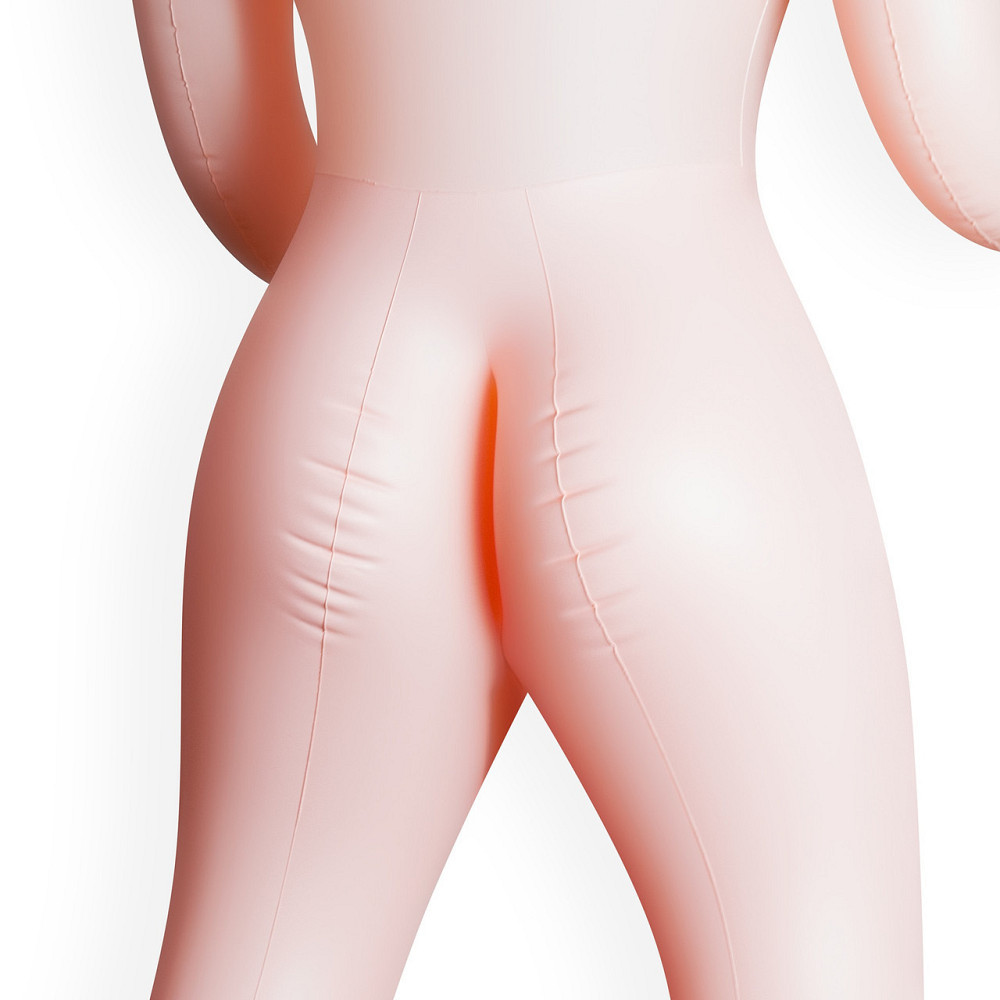 Секс-лялька з 3 отворами Crushious ALICIA The Inflatable Nurse, бежева, 155 см Sex Aura Київ - фото 9