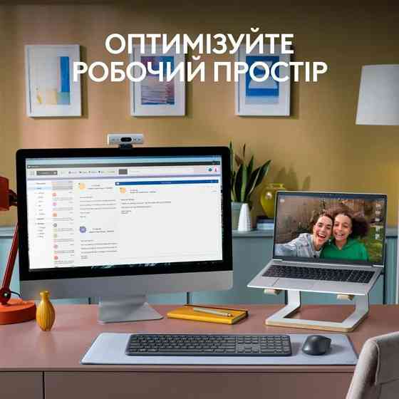 Клавіатура бездротова Logitech Signature Slim K950 US OffWhite USB (920-012466) Білий Харків