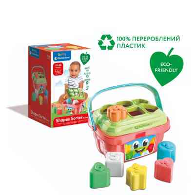 Розвиваюча іграшка Clementoni сортер Shapes Sorter Bucket (17106) Вінниця