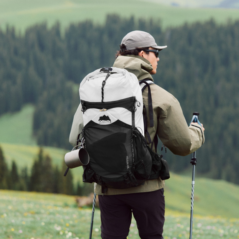 Рюкзак туристический Naturehike CNK2450XB016, 40 л, черный, M Киев - изображение 8