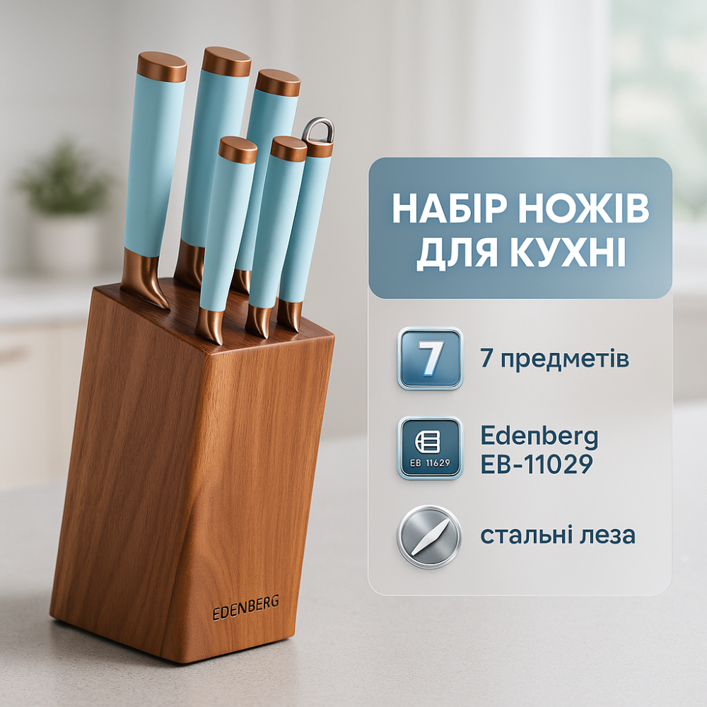 Кухонные ножи домашние, Набор ножей для каждой кухни, Хорошие ножи для поваров Набор ножей готовки ME-76 Львов - изображение 11