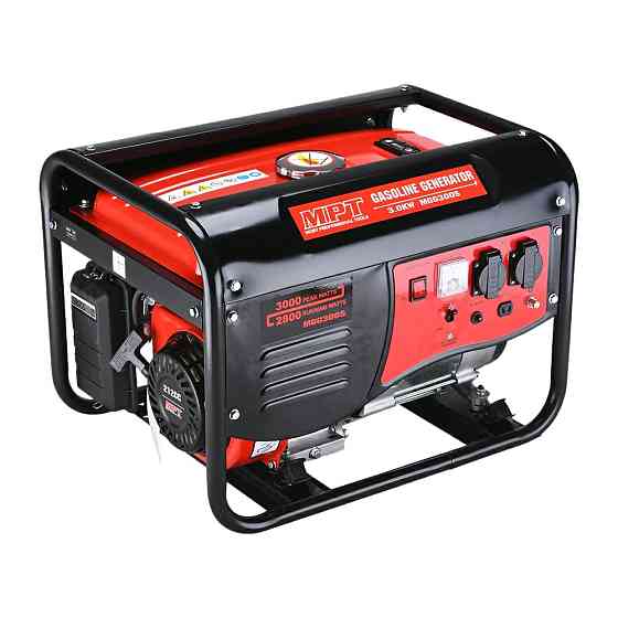 MPT Генератор бензиновий MPT 3.0 кВт 212 см³ повітряне охолодження ручний стартер бак 15 л Коломия