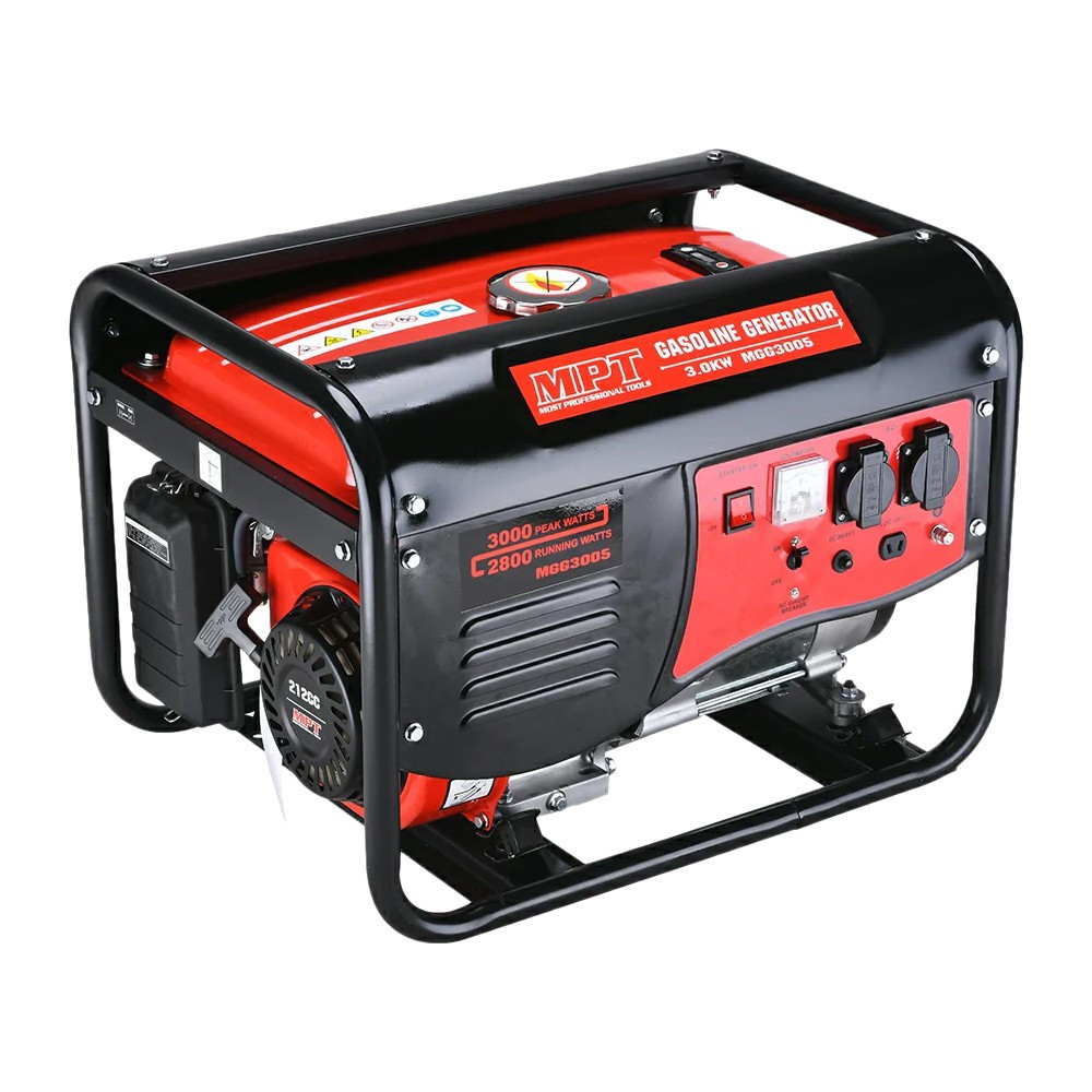 MPT Генератор бензиновий MPT 3.0 кВт 212 см³ повітряне охолодження ручний стартер бак 15 л Коломия - фото 2