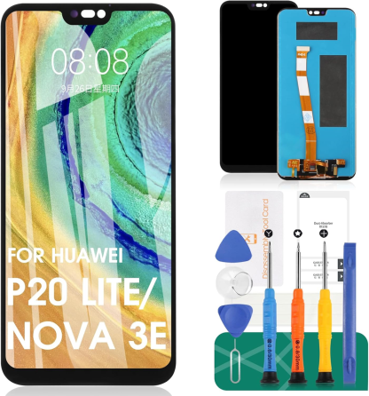Дисплей для Huawei P20 Lite / Nova 3e ANE-LX1 ANE-LX2 ANE-L22 ANE-L21 ANE-AL00, LCD екран із сенсором у зборі 5.84" + набір для вс Київ