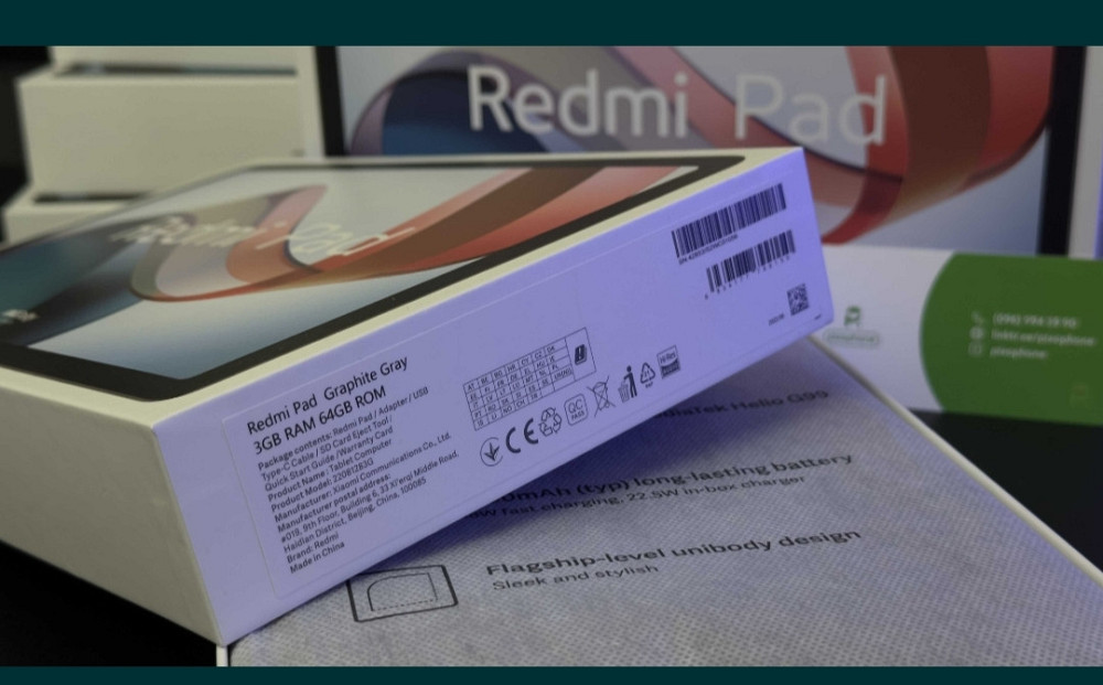 NEW Планшет Xiaomi Redmi Pad 3/64Gb Graphite Gray Киев - изображение 4