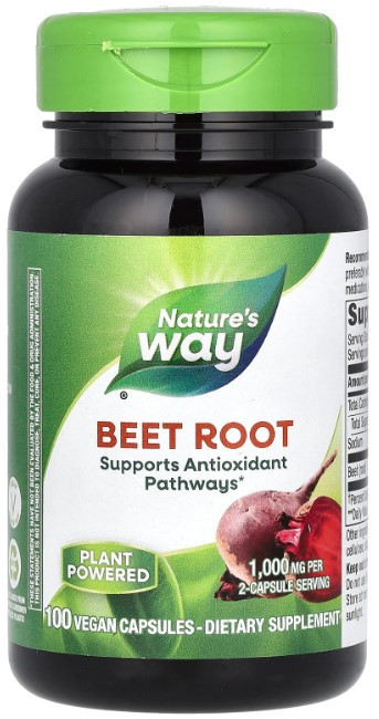 Свекла Nature's Way Beet Root 1000 мг 100 веганских капсул Киев - изображение 1