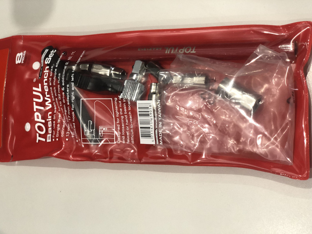 Ключ универсальный самозажимной 9-32мм 8ед. TOPTUL GNBA0801 Одесса - изображение 5