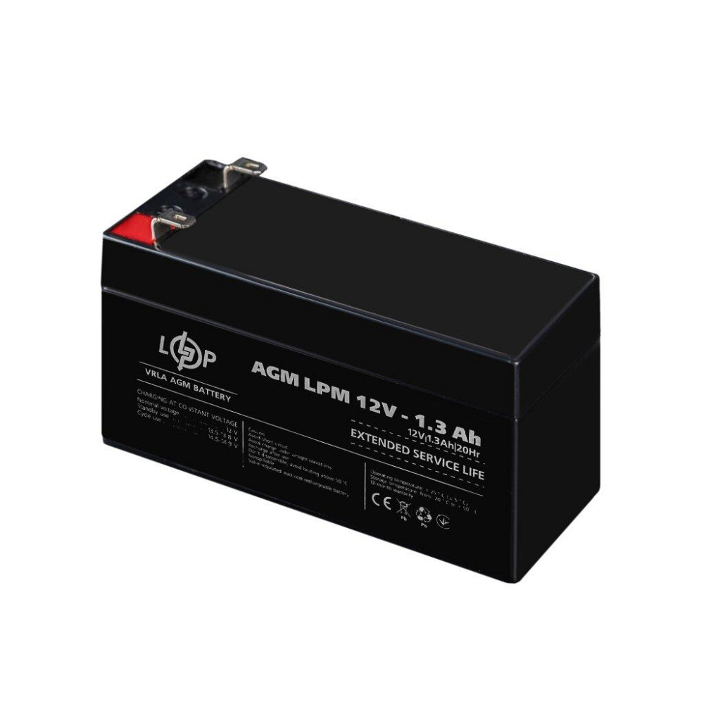 Аккумулятор AGM LPM 12V - 1.3 Ah Киев - изображение 3