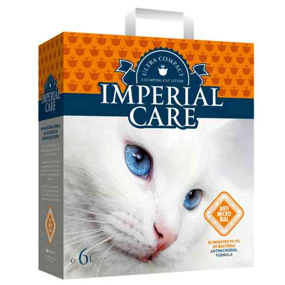 Imperial Care Silver Ions ІМПЕРІАЛ КЭА С ИОНАМИ СЕРЕБРА ультракомкующийся наполнитель для кошачьего туалета Киев