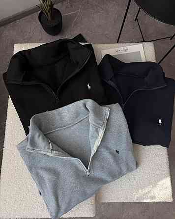 Женский утепленный оверсайз свитшот трехнитка на флисе 42-48 Серый меланж Одесса