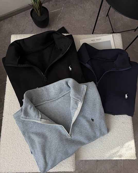 Жіночий утеплений оверсайз світшот тринитка на флісі 42-48 Сірий меланж Одеса - фото 5