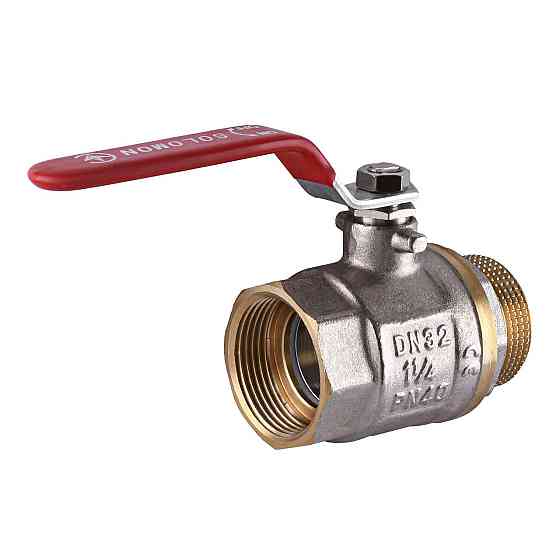 Кран кульовий прямий SOLOMON 1 1/4″ ЗВ КР PN40 В1002FM (000001493) Київ