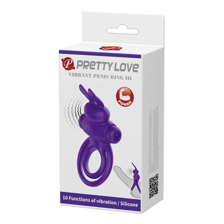 Кільце ерекційне серії Pretty Love "Vibrant penis ring III" BI-210206-1 Sex Aura Київ - фото 1