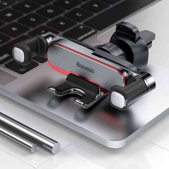 Автотримач для телефона Baseus Mr Hui Gravity Car Mount Silver Одеса
