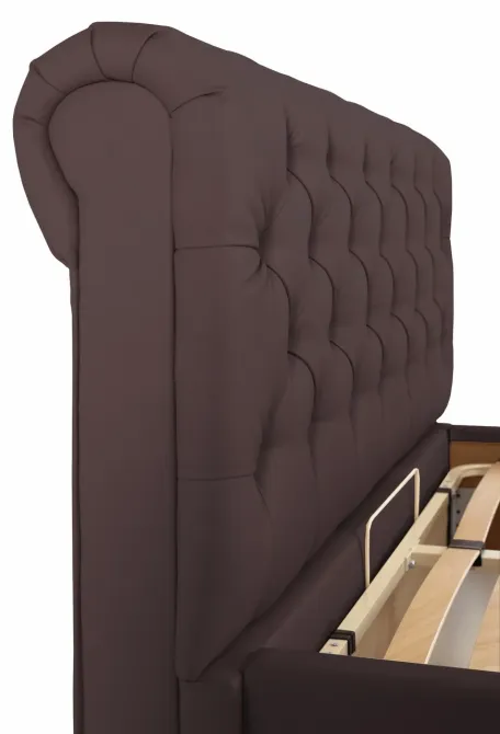 Кровать Двуспальная London Comfort 180 х 190 см Fly 2231 С подъемным механизмом и нишей для белья Темно-коричневый Киев - изображение 5